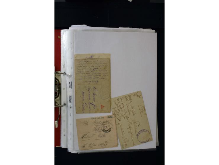 INDEPENDENCE-WAR: 1918/20, 80 cards with many different cancellations, mostly fine