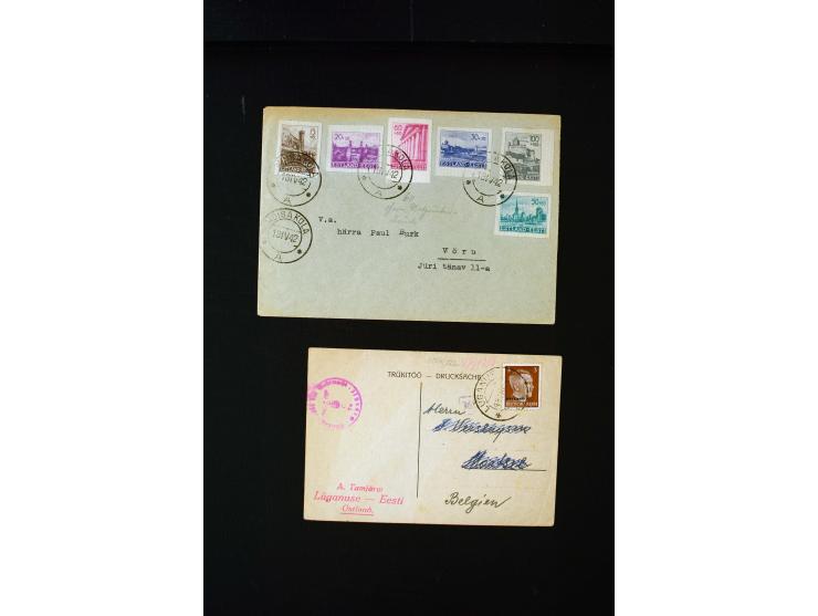 1941/44, interesting group of 19 cards and covers including Ostland period