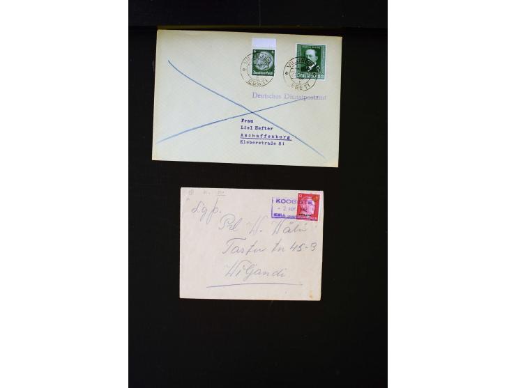 1941/44, interesting group of 19 cards and covers including Ostland period