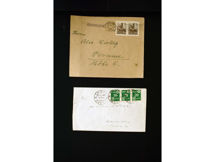 1941/44, interesting group of 19 cards and covers including Ostland period