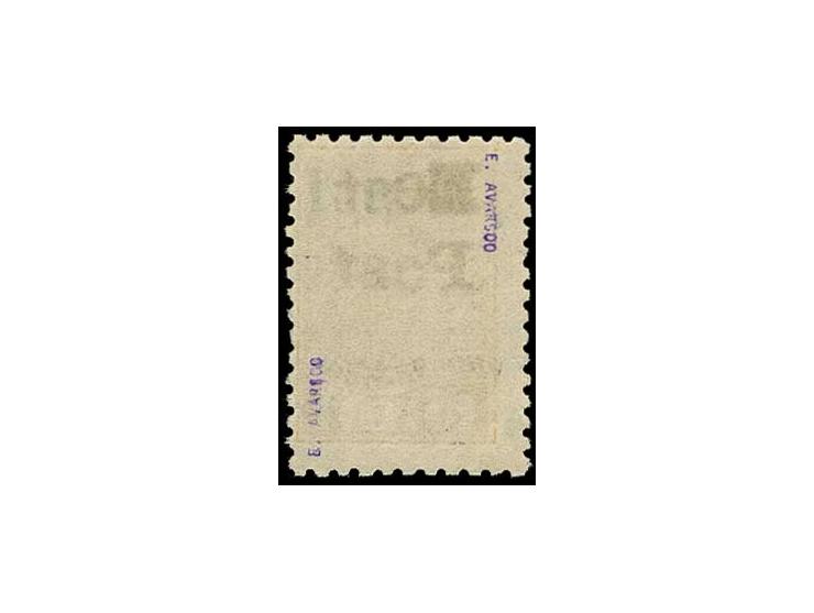 1 k. orange with watermark, unused, fine, signed Avarsoo and certificate Löbbering BPP