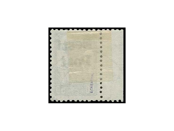 50 k. brown, with left sheet margin, used, fine, signed Eichenthal and certificate Löbbering BPP