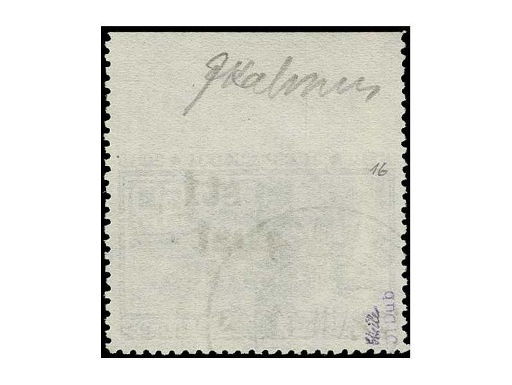 Perekop 50 k. with upper sheet margin, imperforated at top, used with clear cds., fine, a rare stamp, signed Keiler and Dub a