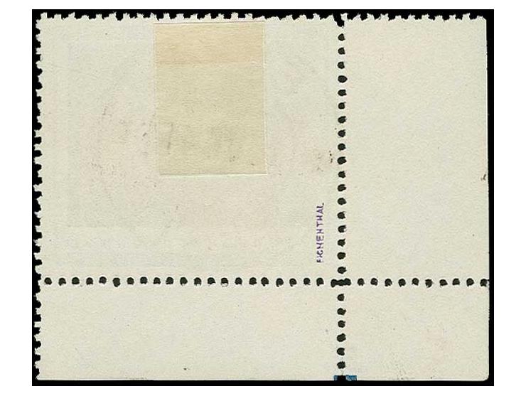 Volga area 10 k., from the lower left sheet corner, a very nice copy of this stamp, signed Eichenthal and certificate Löbberi