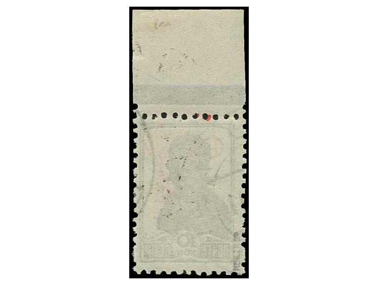 10 k. with red handwritten "Eesti post", with lower sheet margin, used, very fine and rare, signed Keiler BPP and certificate