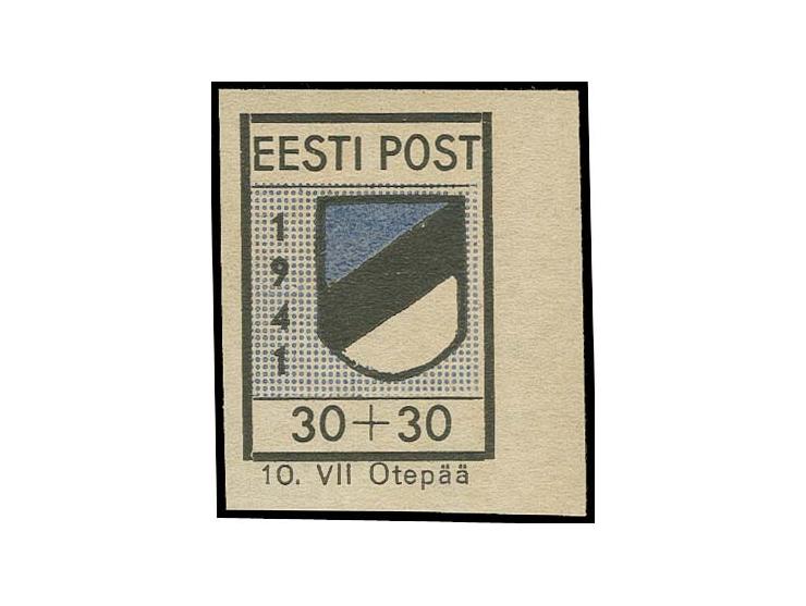 30 k. imperforated, with right sheet margin, mint never hinged, fine, signed Krischke BPP a.o. with certificate