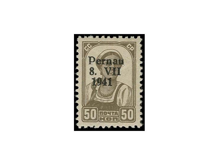 50 k., mint never hinged, fine, rare, certificate Krischke BPP