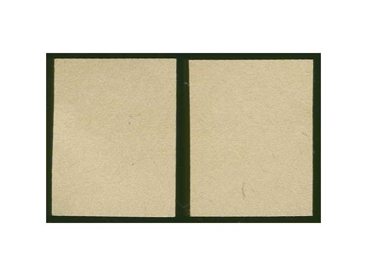 75 k. green, frame only and center only on ordinary paper, without gum, fine