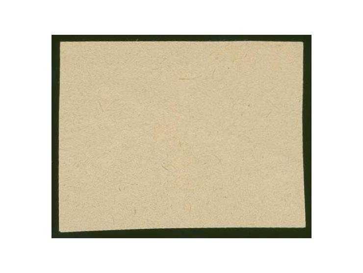 Unissued 40 k. on ordinary paper as horizontal gutter pair, left stamp without inserted value, without gum, very scarce, sign