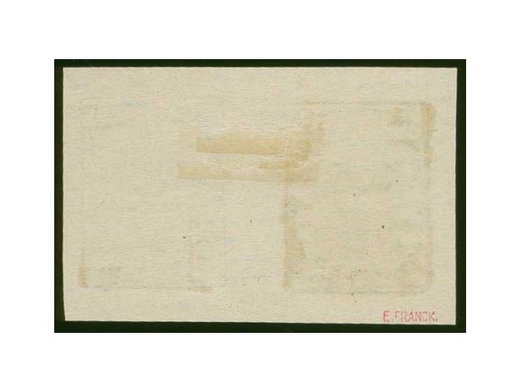 1919, Issue for North-Latvia, 10 k., proof on horizontally laid paper as tête-bêche, scarce, fine