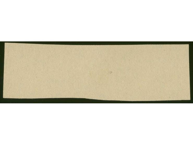 1919, 1st Anniversary of Independence 10 k. black, frame and center on ordinary paper as vertical tête-bêche, without gum, a 