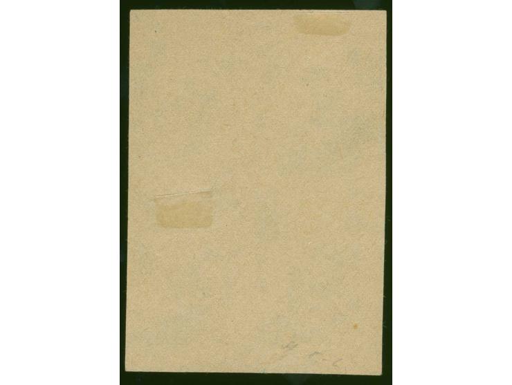 1919, Liberation of Courland 35 k., only the frame in black, block of four on ordinary paper, without gum, very fine