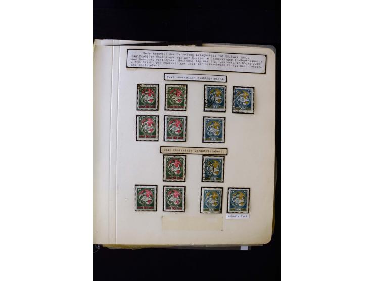 1920, Liberation of Letgale and First Constitution Assembly, interesting unused and used collection containing many multiples