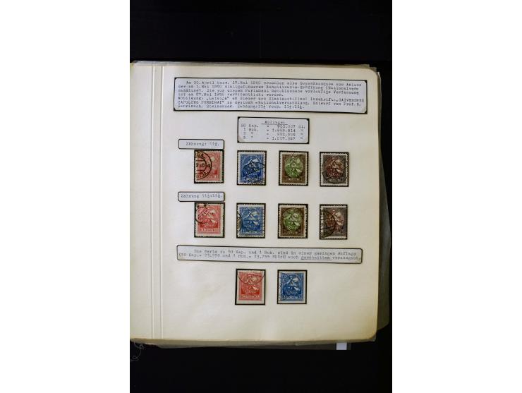 1920, Liberation of Letgale and First Constitution Assembly, interesting unused and used collection containing many multiples