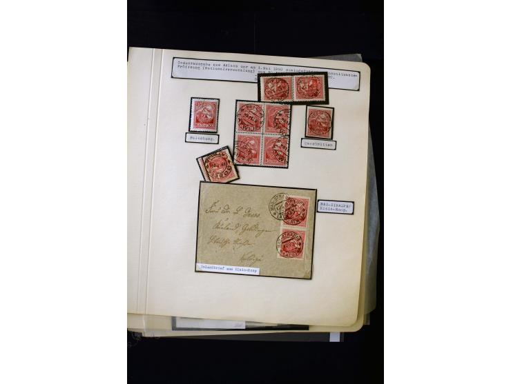 1920, Liberation of Letgale and First Constitution Assembly, interesting unused and used collection containing many multiples