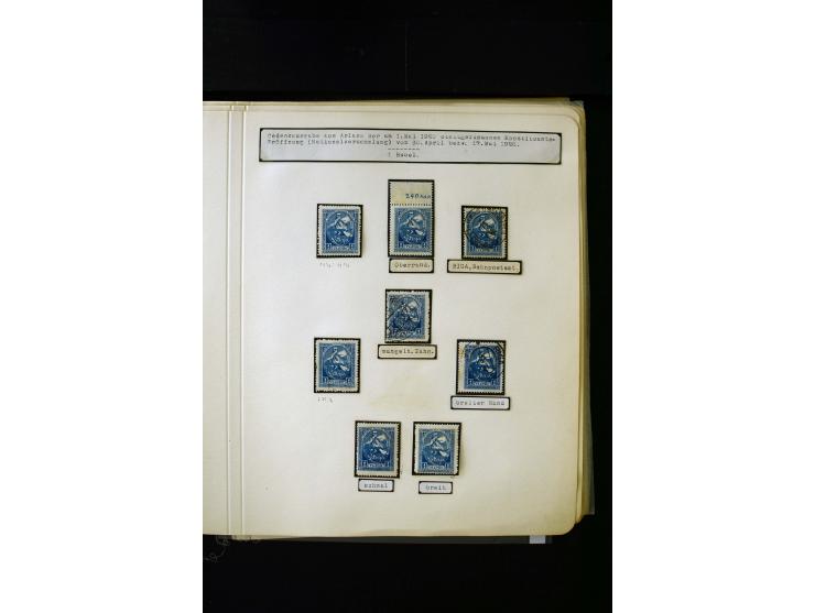 1920, Liberation of Letgale and First Constitution Assembly, interesting unused and used collection containing many multiples