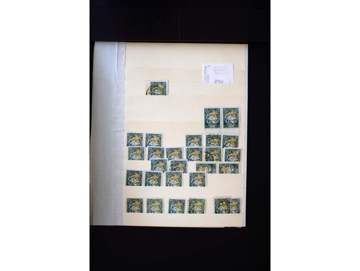 1920, Liberation of Letgale and First Constitution Assembly, interesting unused and used collection containing many multiples