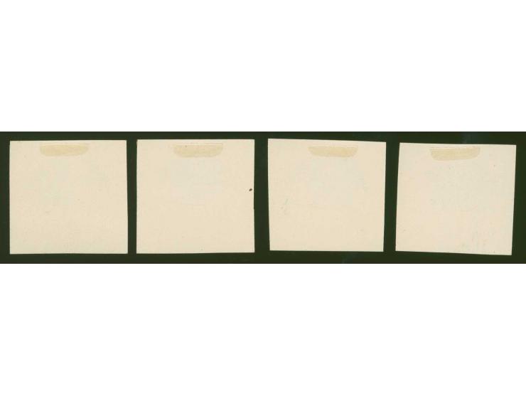 1920, Red Cross 20 k.-1 rbl., black on chalky paper, center only, without gum, scarce, fine