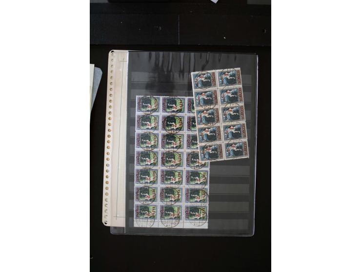 1920/21, Surcharge on Liberation of Courland and Constitutional Assembly, unused and used collection with many varieties like