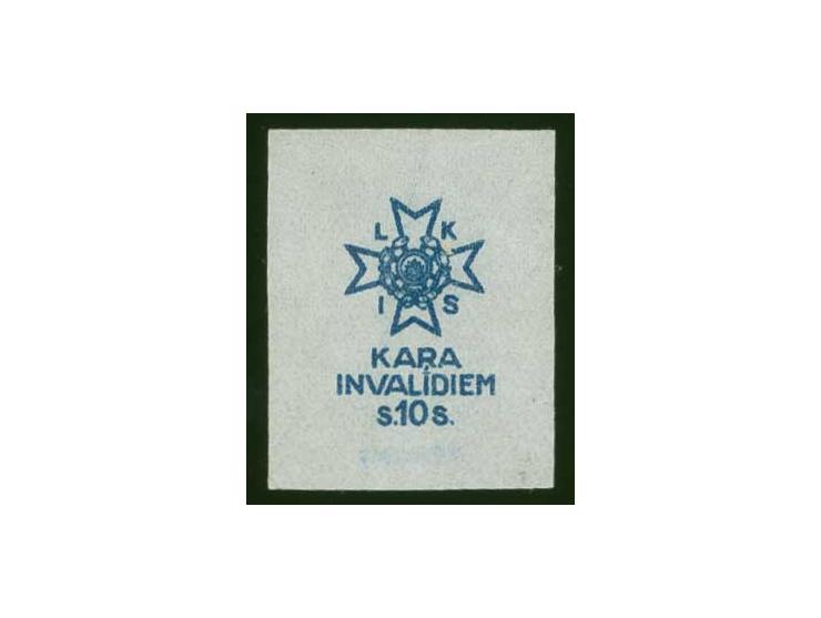1923, War Invalid Fund, overprint proof on watermarked paper, fine, signed Rucins