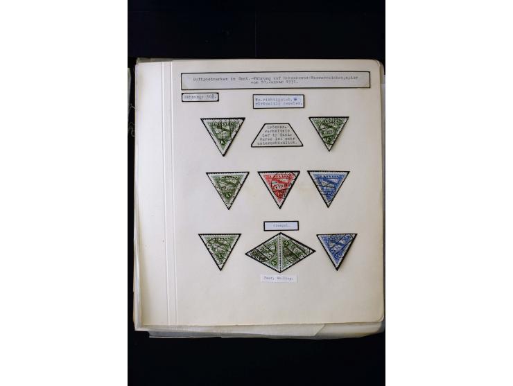 1928/31, Airmail, unused and used collection with many multiples, different perforations and watermarks, Mi.-No. 131Ums unuse
