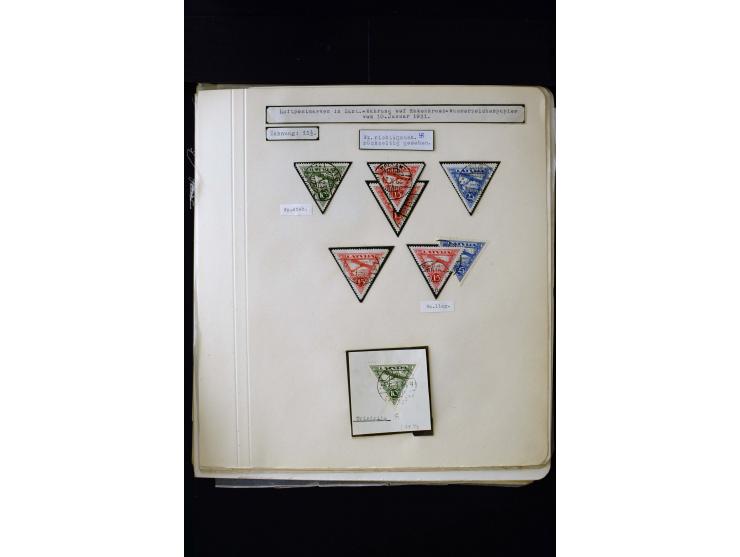 1928/31, Airmail, unused and used collection with many multiples, different perforations and watermarks, Mi.-No. 131Ums unuse