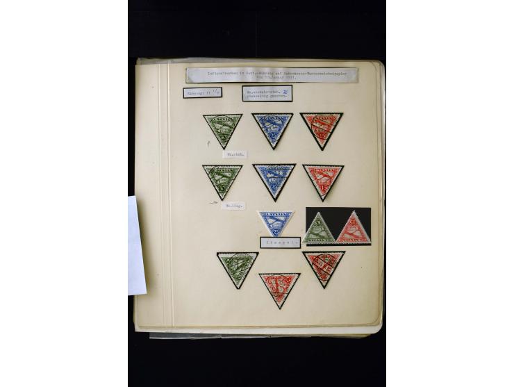 1928/31, Airmail, unused and used collection with many multiples, different perforations and watermarks, Mi.-No. 131Ums unuse