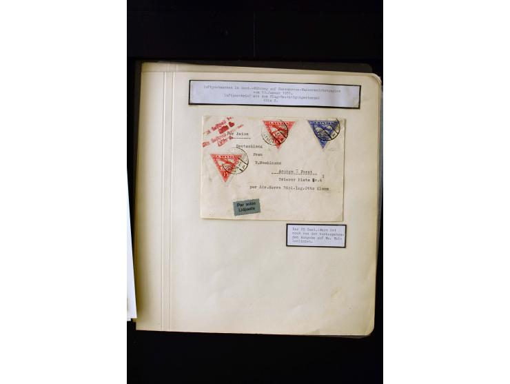 1928/31, Airmail, unused and used collection with many multiples, different perforations and watermarks, Mi.-No. 131Ums unuse