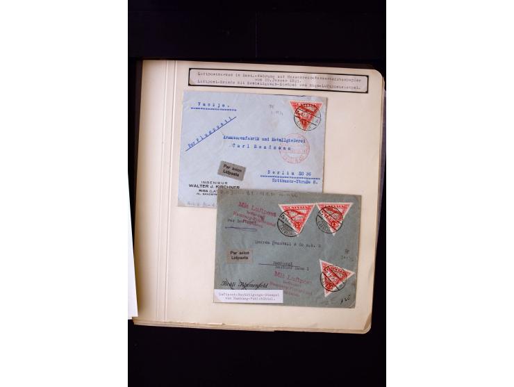1928/31, Airmail, unused and used collection with many multiples, different perforations and watermarks, Mi.-No. 131Ums unuse