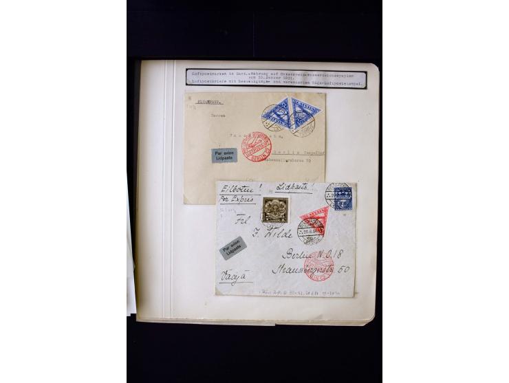 1928/31, Airmail, unused and used collection with many multiples, different perforations and watermarks, Mi.-No. 131Ums unuse