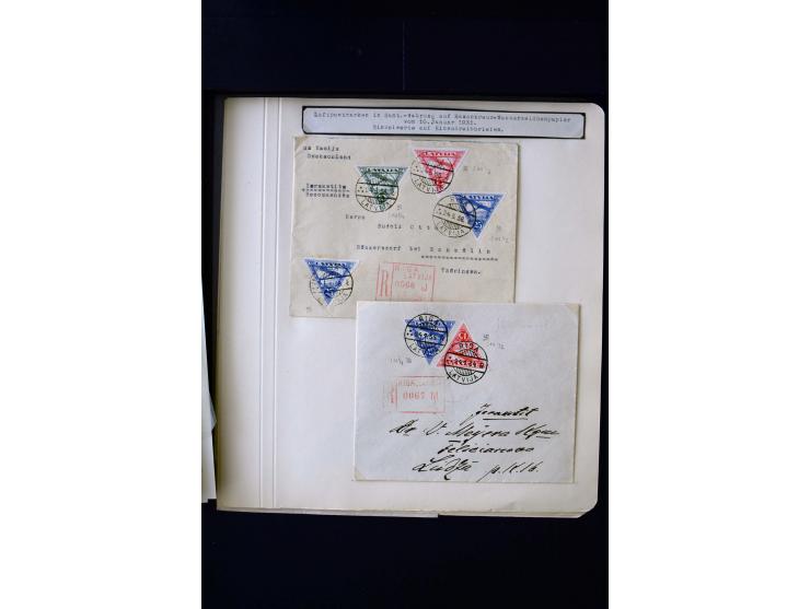 1928/31, Airmail, unused and used collection with many multiples, different perforations and watermarks, Mi.-No. 131Ums unuse