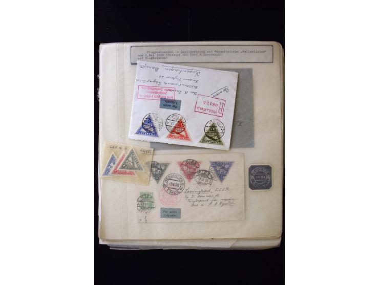 1928/31, Airmail, unused and used collection with many multiples, different perforations and watermarks, Mi.-No. 131Ums unuse