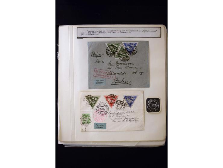 1928/31, Airmail, unused and used collection with many multiples, different perforations and watermarks, Mi.-No. 131Ums unuse