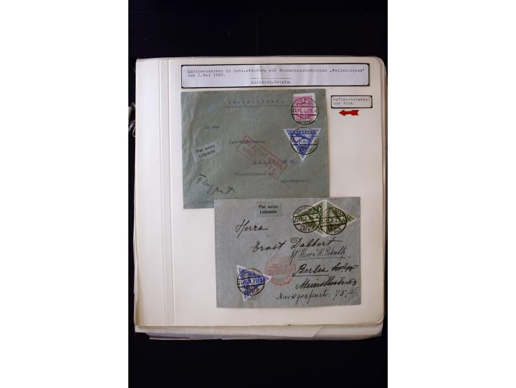 1928/31, Airmail, unused and used collection with many multiples, different perforations and watermarks, Mi.-No. 131Ums unuse