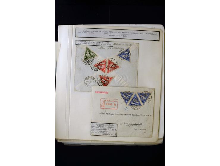 1928/31, Airmail, unused and used collection with many multiples, different perforations and watermarks, Mi.-No. 131Ums unuse