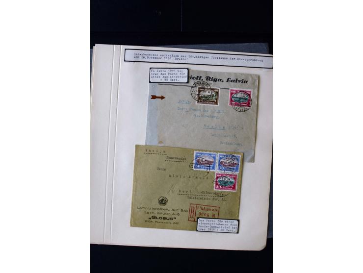 1928, 10th Anniversary of Independence 6 s.-1 l., used and unused collection with different watermarks, perforations, varieti