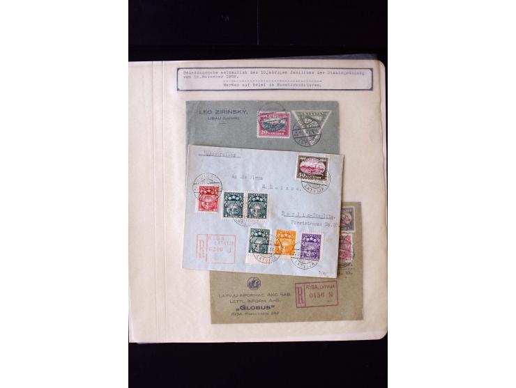 1928, 10th Anniversary of Independence 6 s.-1 l., used and unused collection with different watermarks, perforations, varieti