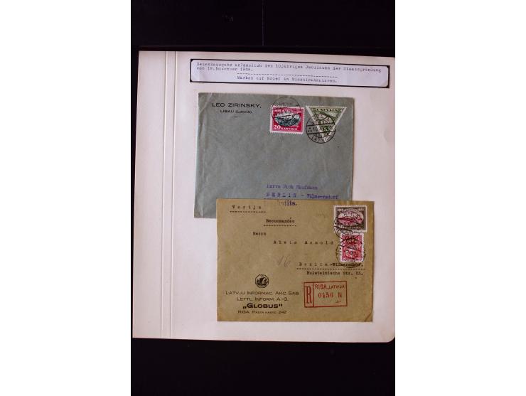 1928, 10th Anniversary of Independence 6 s.-1 l., used and unused collection with different watermarks, perforations, varieti