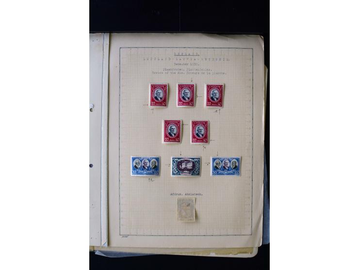 1930, Anti-Tuberculosis 1-30 s., unused and used collection with perforation varieties, different watermarks, Mi.-No 161F (2)