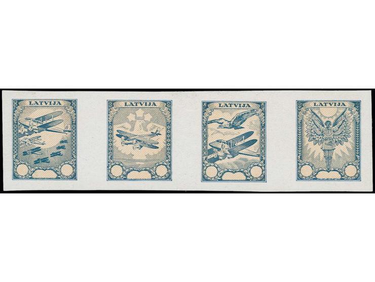 ESSAY: 1932, Charity issue "Airmen's Fund", 4 values (biplanes in formation in front of the sun, biplane in front of eagle wi