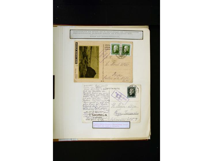1934/37, very interesting unused and used collection ex Mi.-No. 232-261, containing multiples, plate flaws, perforation and w