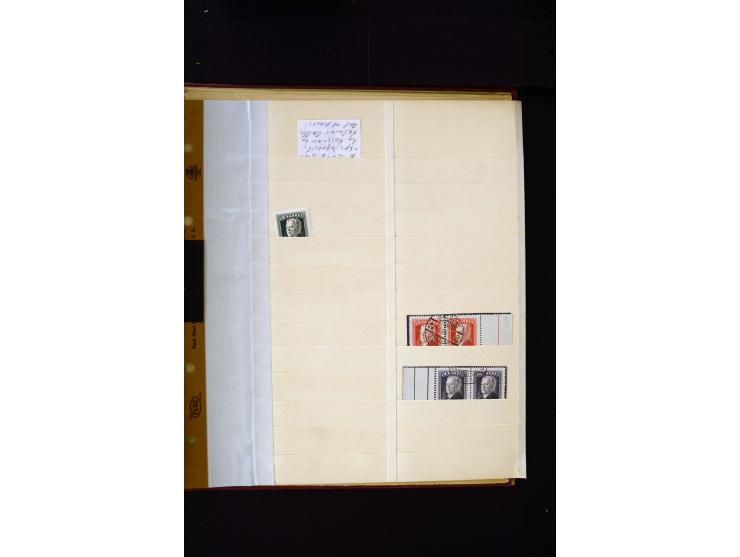 1934/37, very interesting unused and used collection ex Mi.-No. 232-261, containing multiples, plate flaws, perforation and w