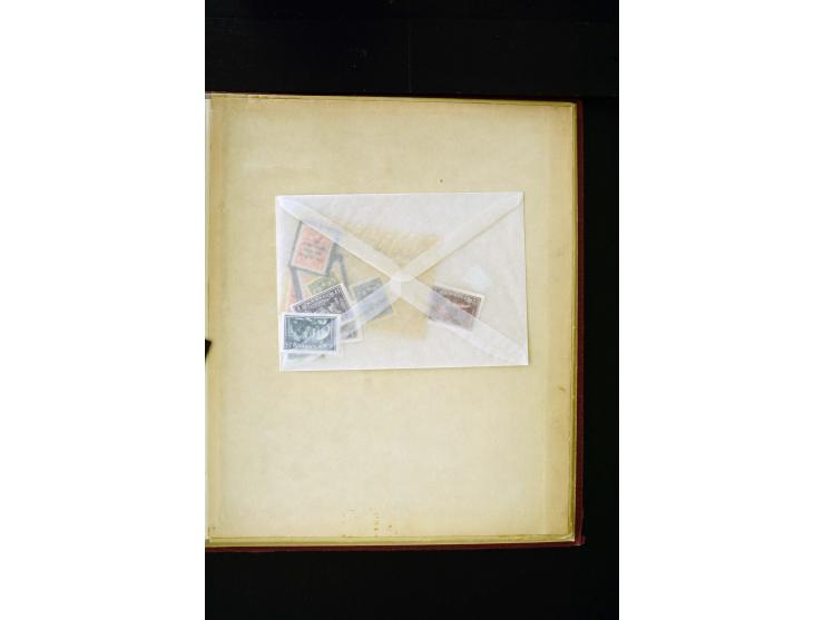 1934/37, very interesting unused and used collection ex Mi.-No. 232-261, containing multiples, plate flaws, perforation and w