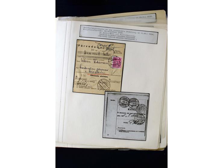 1934/37, very interesting unused and used collection ex Mi.-No. 232-261, containing multiples, plate flaws, perforation and w
