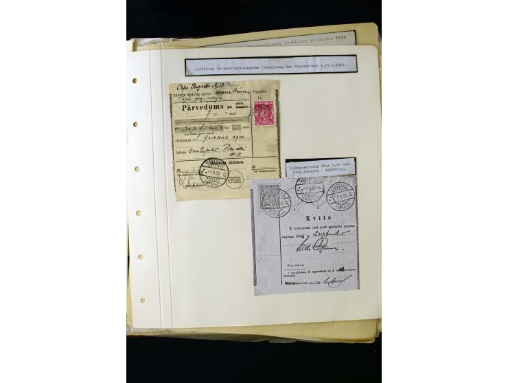 1934/37, very interesting unused and used collection ex Mi.-No. 232-261, containing multiples, plate flaws, perforation and w