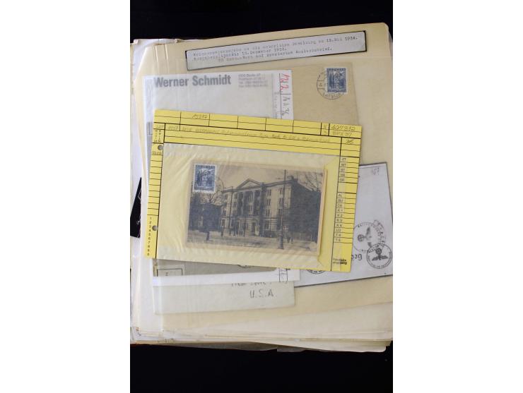 1934/37, very interesting unused and used collection ex Mi.-No. 232-261, containing multiples, plate flaws, perforation and w