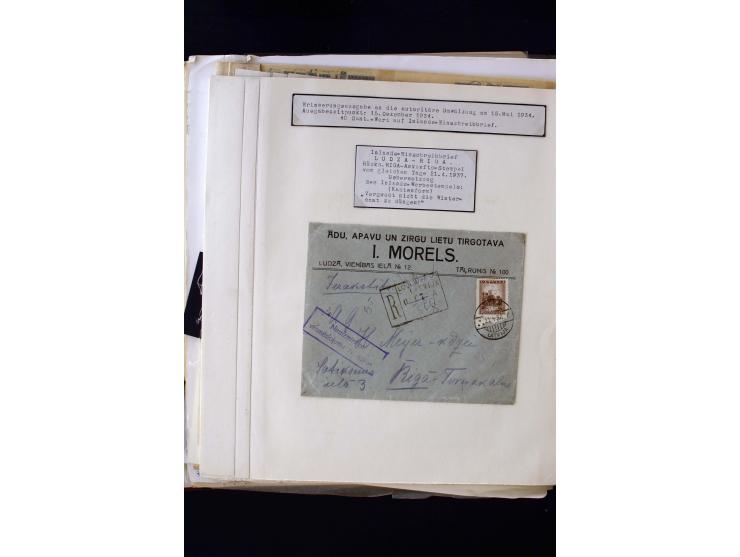 1934/37, very interesting unused and used collection ex Mi.-No. 232-261, containing multiples, plate flaws, perforation and w