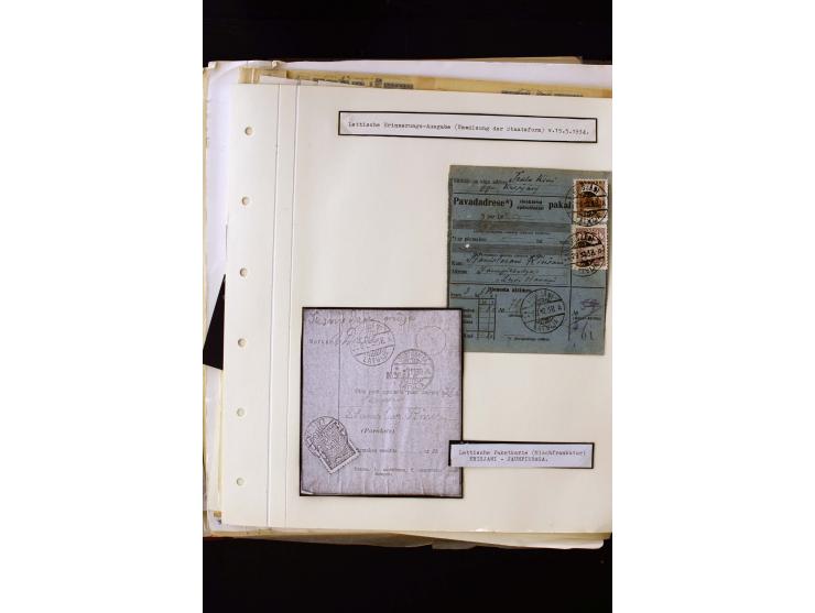 1934/37, very interesting unused and used collection ex Mi.-No. 232-261, containing multiples, plate flaws, perforation and w
