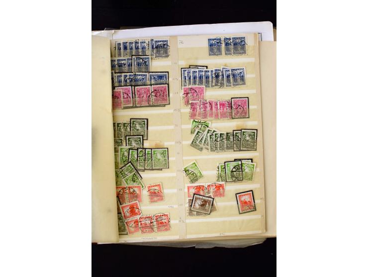 1934/37, very interesting unused and used collection ex Mi.-No. 232-261, containing multiples, plate flaws, perforation and w