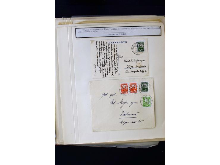 1934/37, very interesting unused and used collection ex Mi.-No. 232-261, containing multiples, plate flaws, perforation and w